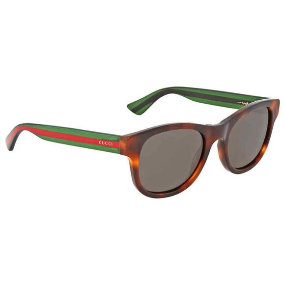 NEW GUCCI SUNGLASSES GUCCI GG0003SN 003 HAVANA GREEN EYEWEAR - Picture 1 of 5